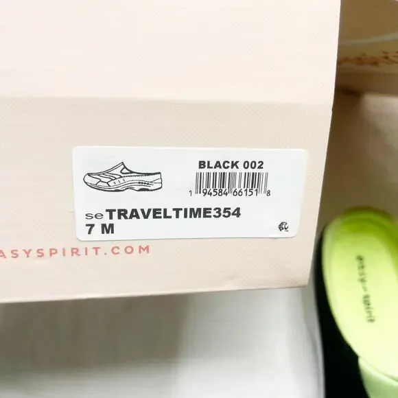 NEW EASY SPIRIT Traveltime Clogs Black size 7 Walking Shoes Mules - Picture 8 of 8